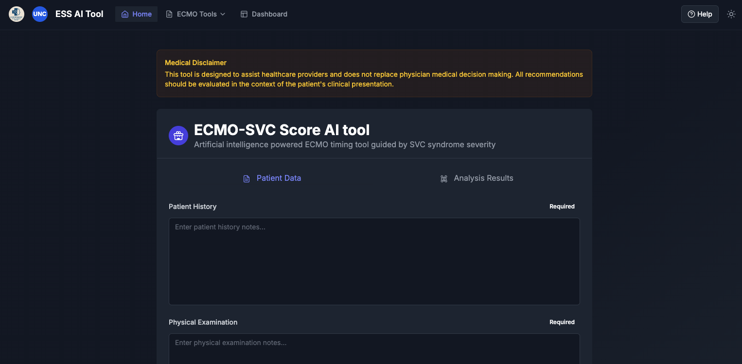 AI Tool to Time ECMO for SVC Syndrome Relief: A Use Case in Nonseminomatous Germ Cell Tumor Resection